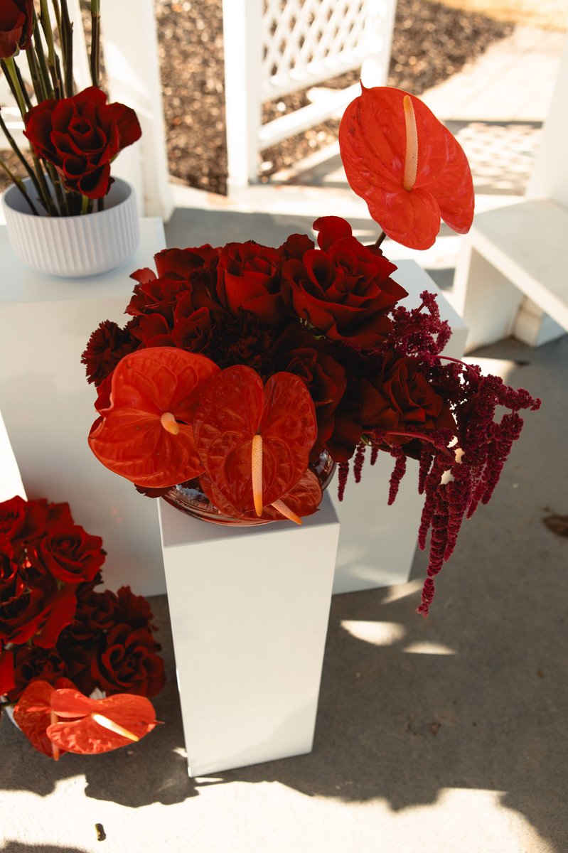 Anna + Austin proposal florals