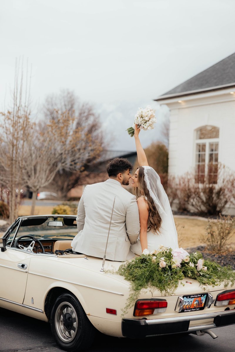Dani + Rock wedding florals