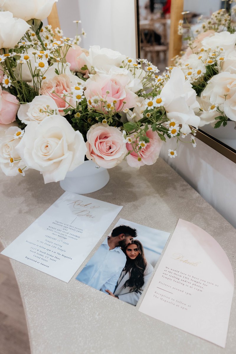 Dani + Rock wedding florals
