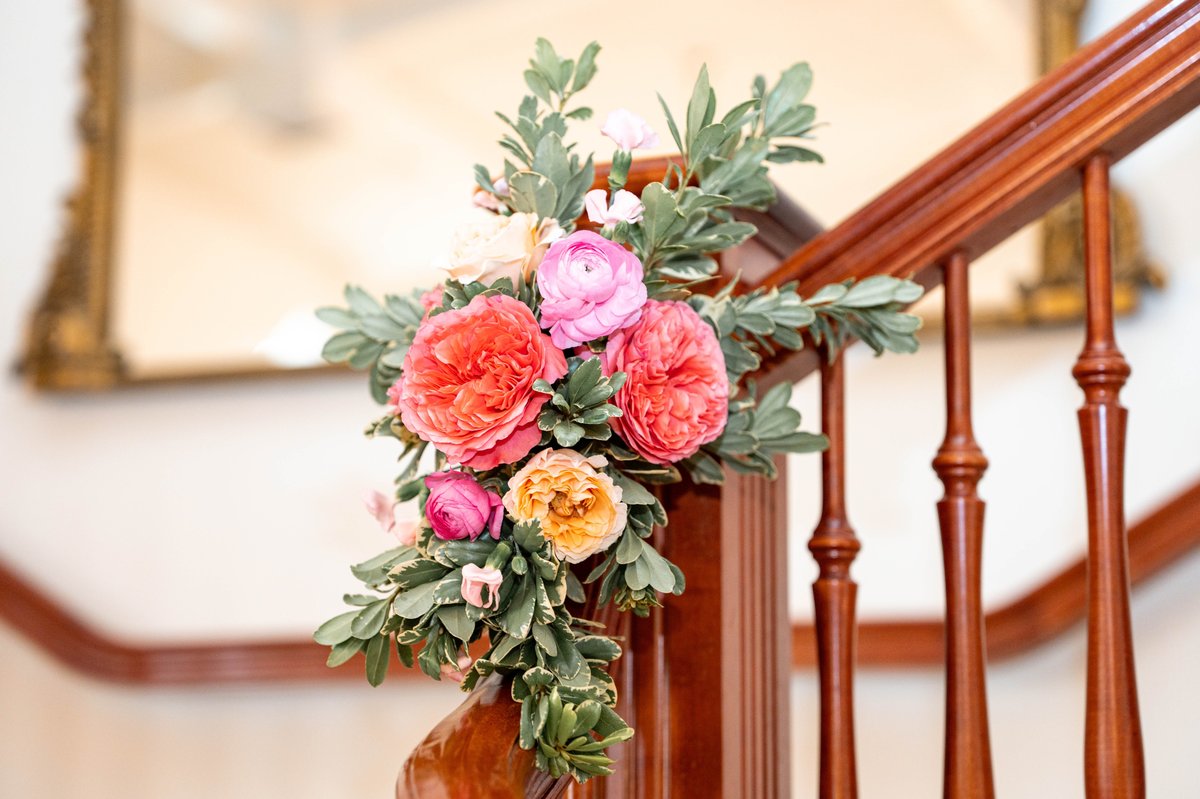Maile + Aidan wedding florals